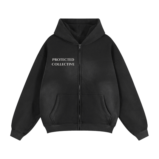 "444" Zipup Hoodie