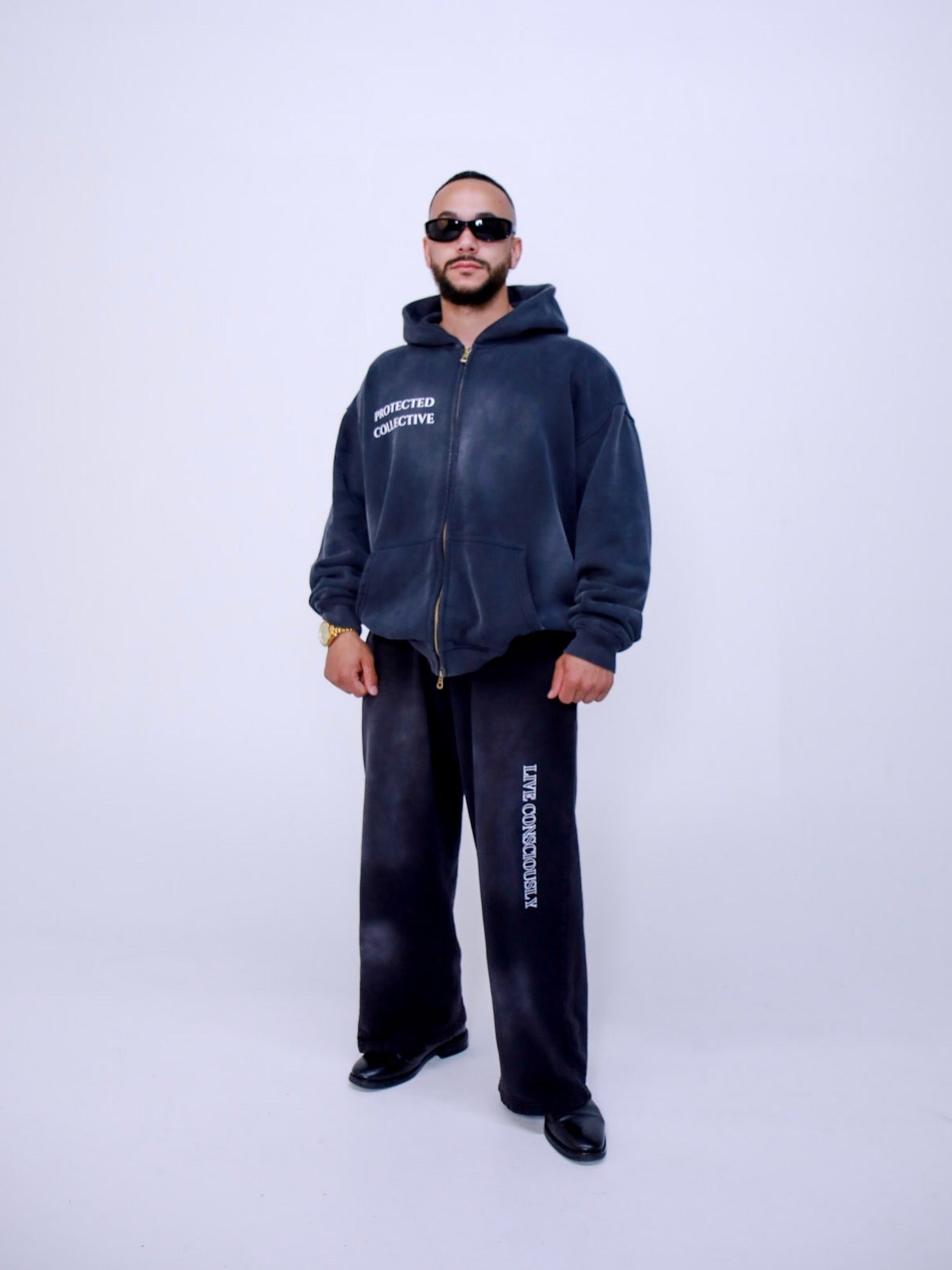 "444" Zipup Hoodie