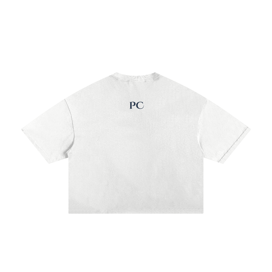 “PROTECT YOUR FREQUENCY” Frayed Box Tee