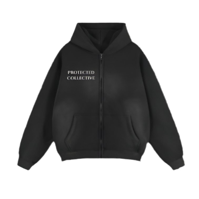 "444" Zip-Up Hoodie