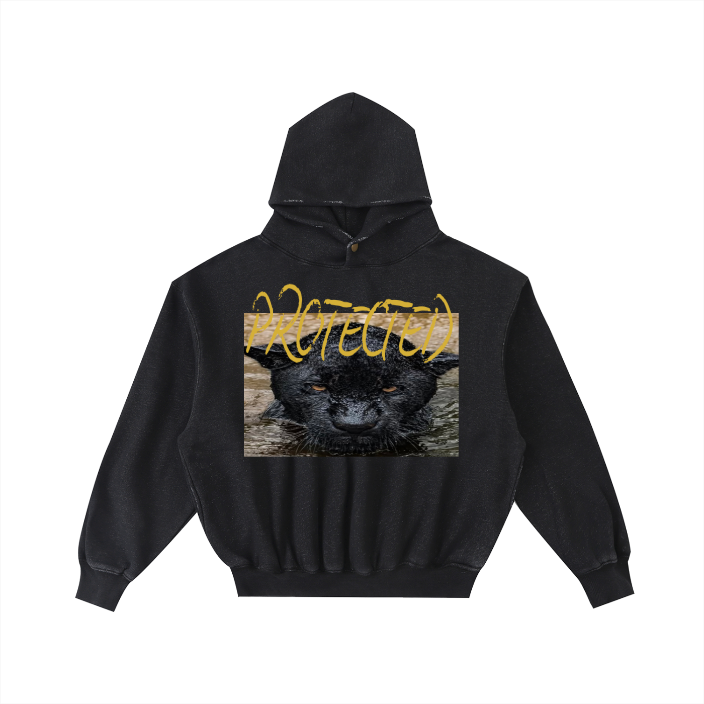 LETHAL FOCUS Enzyme Washed Fleece Hoodie