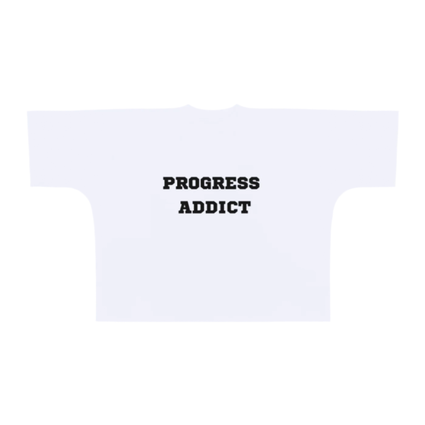 "Progress Addict" Oversized Tee