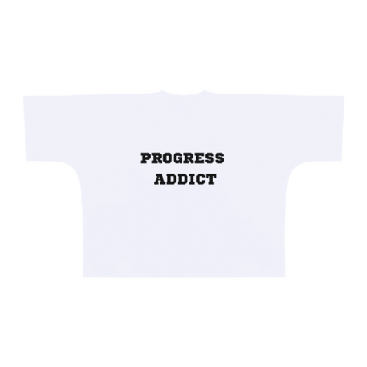 "Progress Addict" Oversized Tee