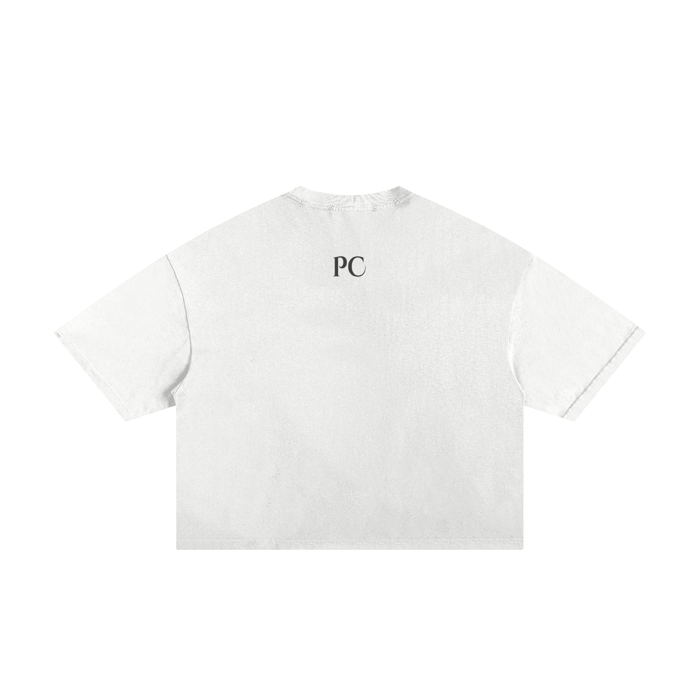 "PROTECTED BY POSITIVITY" Frayed Box Tee