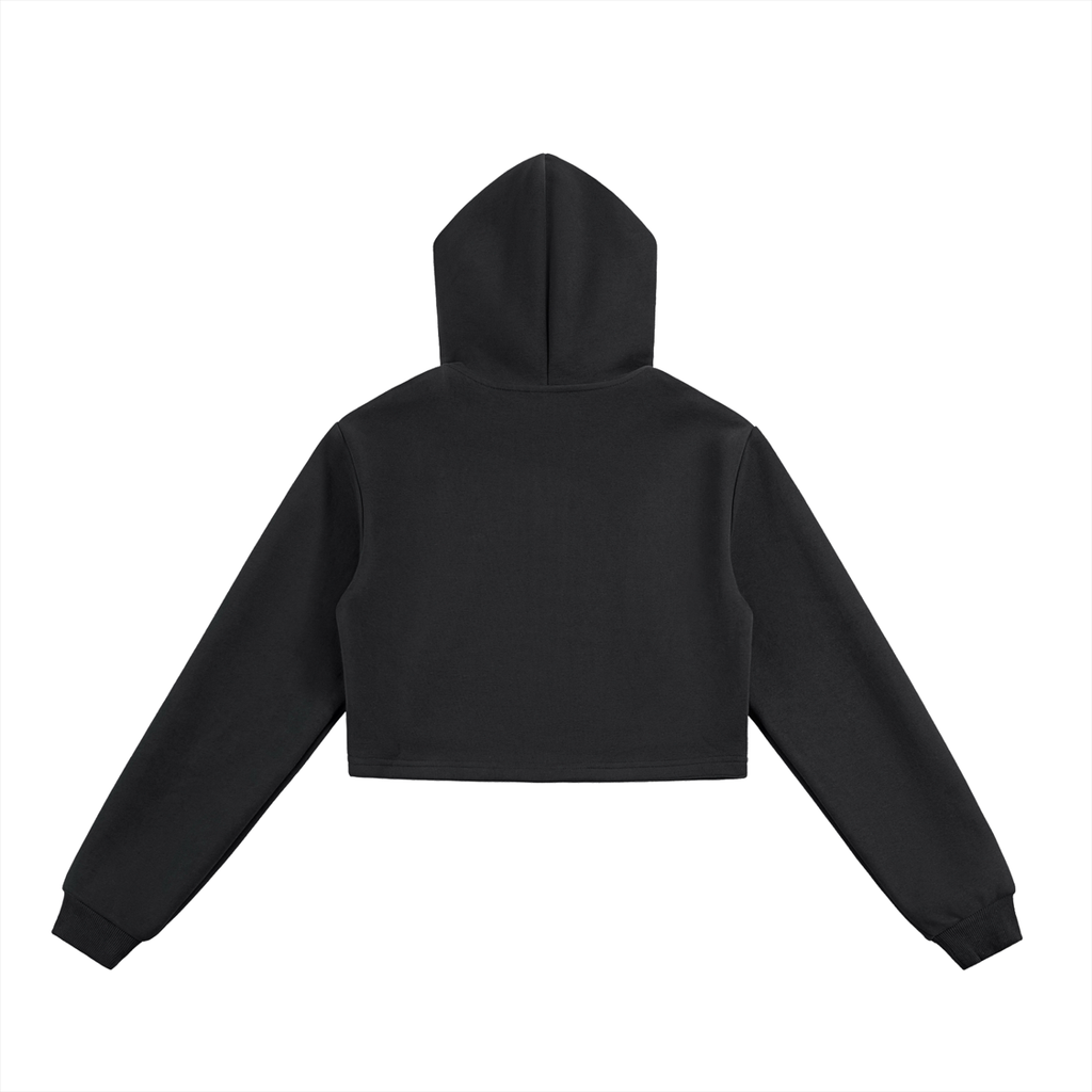 PC Cropped Zip-Up Hoodie