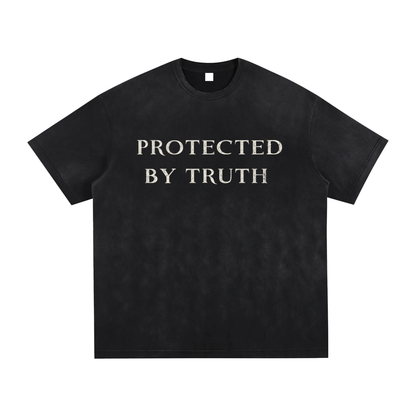 "Protected by Truth" Vintage Washed Tee