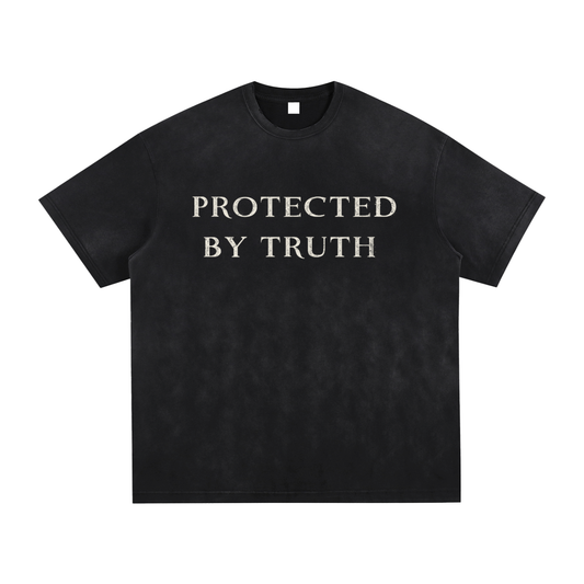"Protected by Truth" Vintage Washed Tee