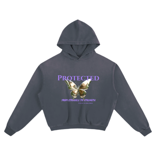 "Evolve To Greatness" Chrome Butterfly Hoodie