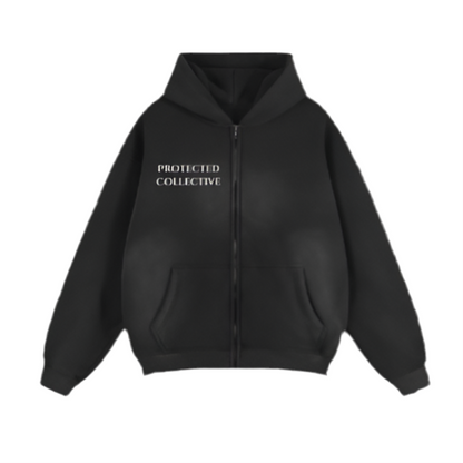 "444" Zip-Up Hoodie