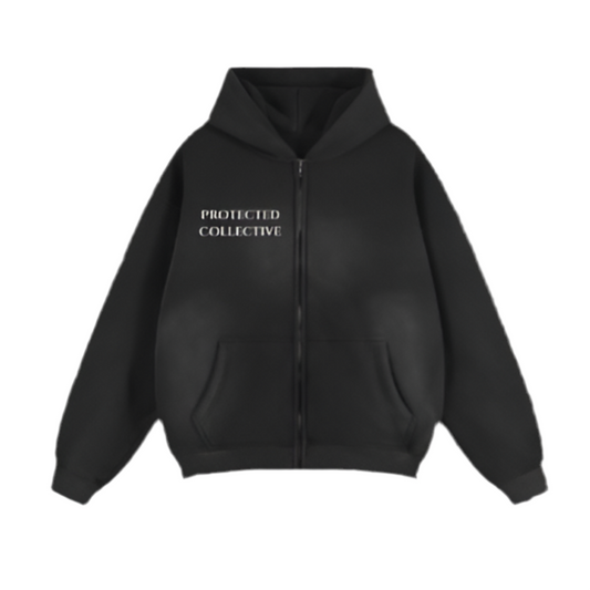 "444" Zip-Up Hoodie