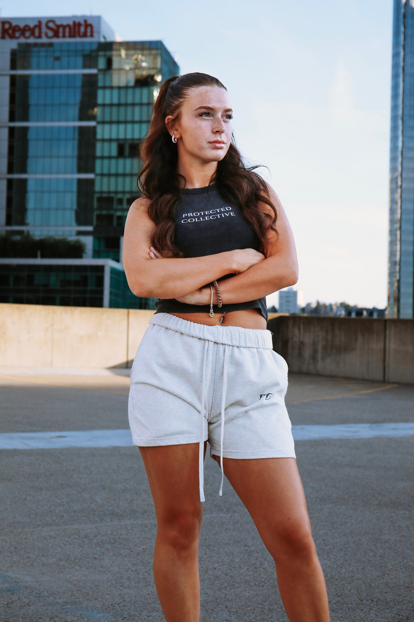 PROTECTED COLLECTIVE Cropped Tank