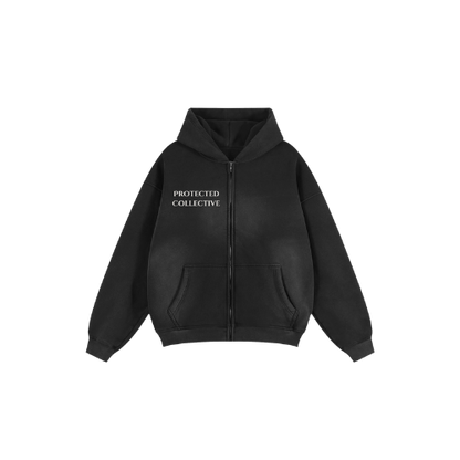 "444" Zip-Up Hoodie