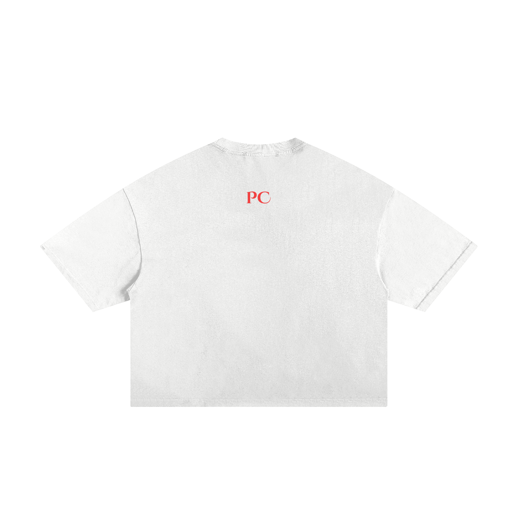"NO LEASH NO LIMITS" Frayed Box Tee