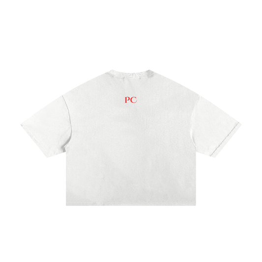 "NO LEASH NO LIMITS" Frayed Box Tee