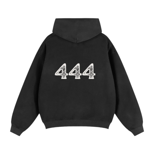 "444" Zip-Up Hoodie