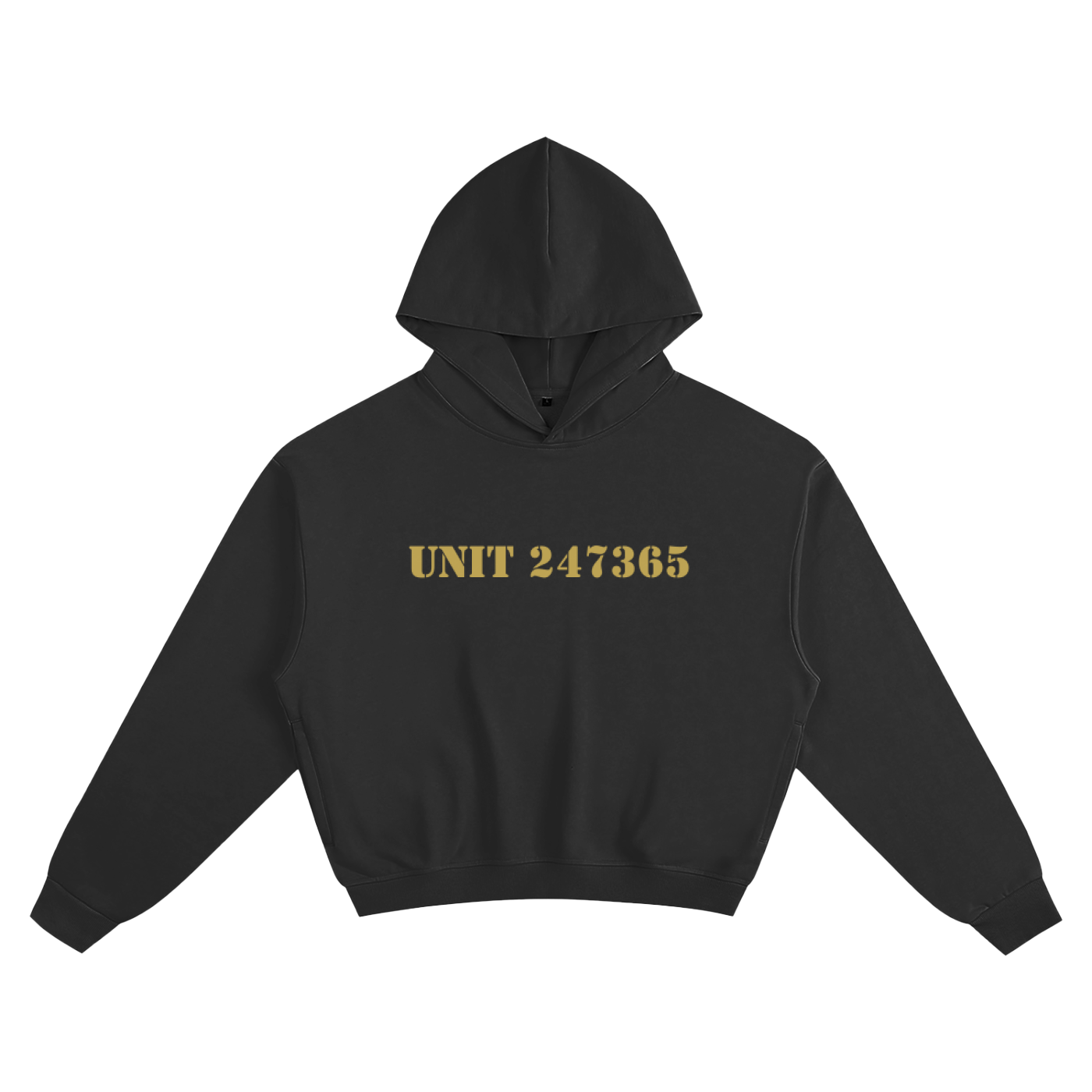 Unisex Cotton Cropped Hoodie