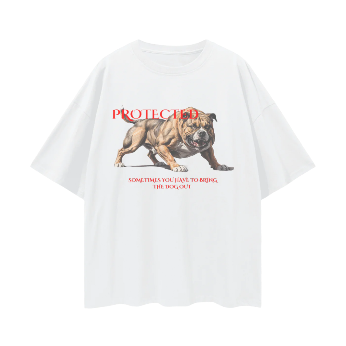 "No Leash No Limits" Drop Shoulder Tee