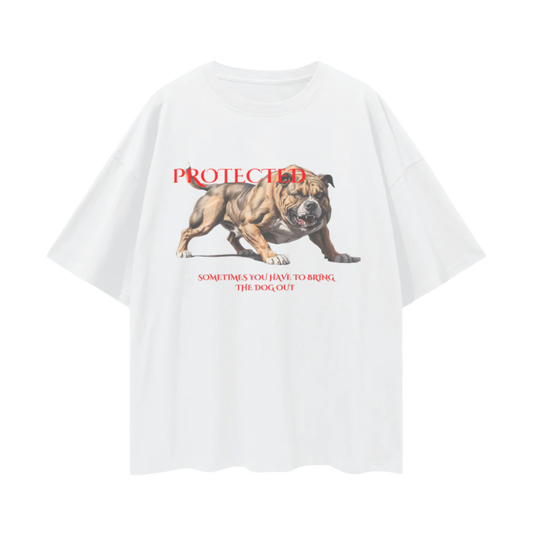 "No Leash No Limits" Drop Shoulder Tee