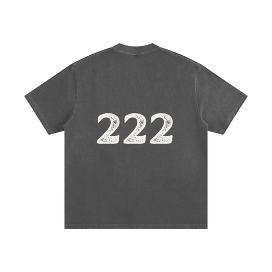 Heavyweight Vintage Washed Frayed T-Shirt